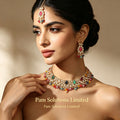 💎 Multi-Color Navratan Kundan Choker Set — Pam Solutions Limited